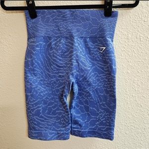 Gynshark Blue Adapt Animal Biker Shorts